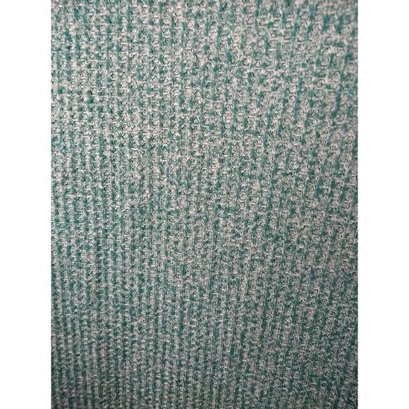 St. Johns Bay Green Waffle Turtleneck Long Sleeve Curved Hemline Top. Size PL - Picture 10 of 11